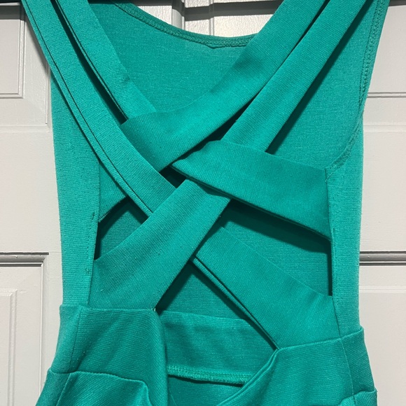 Women’s Teal Dress - Picture 2 of 3